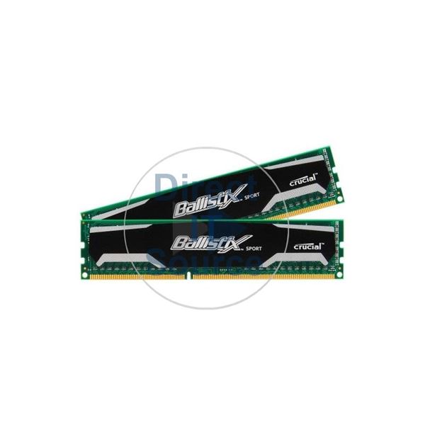 Crucial BLS2KIT8G3D1609DS1S00 - 16GB 2x8GB DDR3 PC3-12800 Non-ECC Unbuffered Memory
