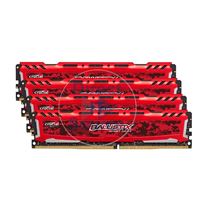 Crucial BLS4K16G4D240FSE - 64GB 4x16GB DDR4 PC4-19200 Non-ECC Unbuffered Memory