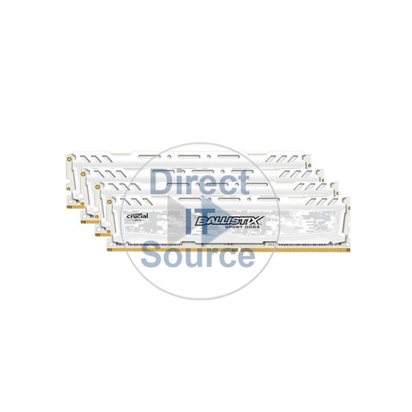 Crucial BLS4K16G4D26BFSC - 64GB 4x16GB DDR4 PC4-21300 Non-ECC Unbuffered 288-Pins Memory