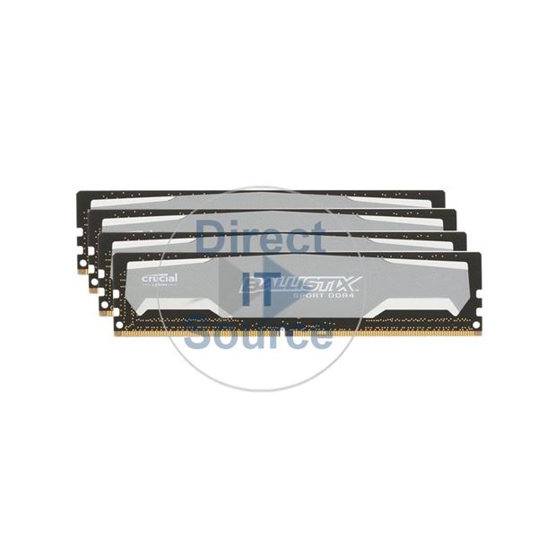 Crucial BLS4K4G4D240FSA - 16GB 4x4GB DDR4 PC4-19200 Non-ECC Unbuffered 288-Pins Memory