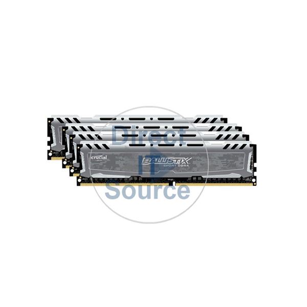 Crucial BLS4K4G4D240FSB - 16GB 4x4GB DDR4 PC4-19200 Non-ECC Unbuffered 288-Pins Memory