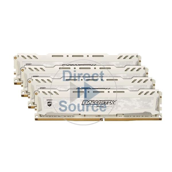 Crucial BLS4K8G4D240FSC - 32GB 4x8GB DDR4 PC4-19200 Non-ECC Unbuffered 288-Pins Memory