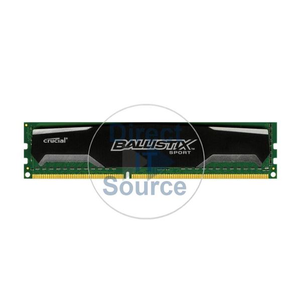 Crucial BLS8G3D1609DS1S00 - 8GB DDR3 PC3-12800 Non-ECC Unbuffered 240-Pins Memory