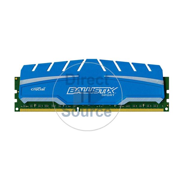 Crucial BLS8G3D169DS3 - 8GB DDR3 PC3-12800 Non-ECC Unbuffered 240-Pins Memory