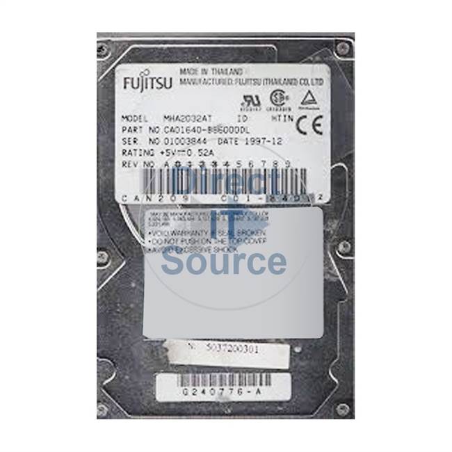 CA01640-B960000G Fujitsu - 3.2GB IDE 2.5" Cache Hard Drive