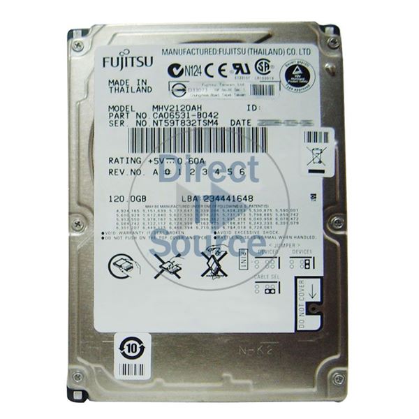 Fujitsu CA06531-B042 - 120GB 5.4K ATA/100 2.5" 8MB Cache Hard Drive
