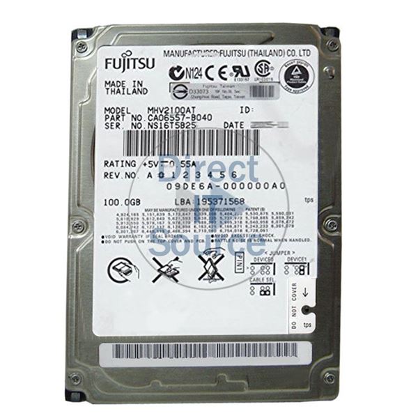 Fujitsu CA06557-B040 - 100GB 4.2K ATA/100 2.5" 8MB Cache Hard Drive