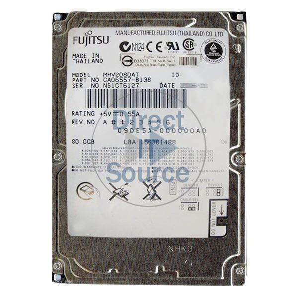 Fujitsu CA06557-B138 - 80GB 4.2K IDE 2.5" 8MB Cache Hard Drive
