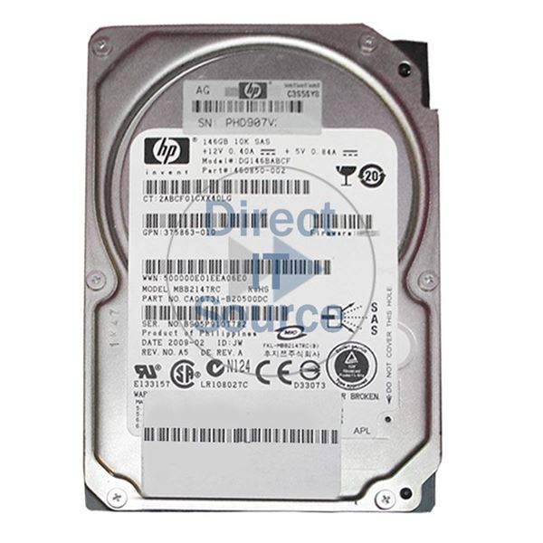 Fujitsu CA06731-B20500DC - 146GB 10K SAS 3.0Gbps 2.5" 16MB Cache Hard Drive