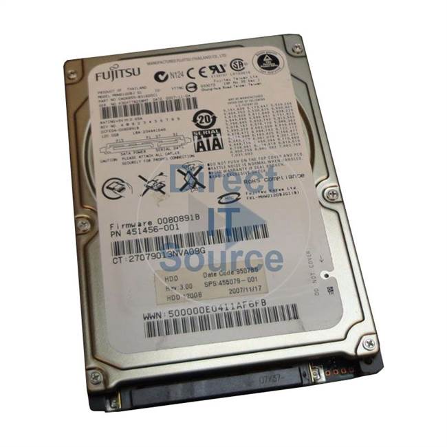 Fujitsu CA06855-B31600C1 - 120GB 7.2K SATA 2.5" Hard Drive
