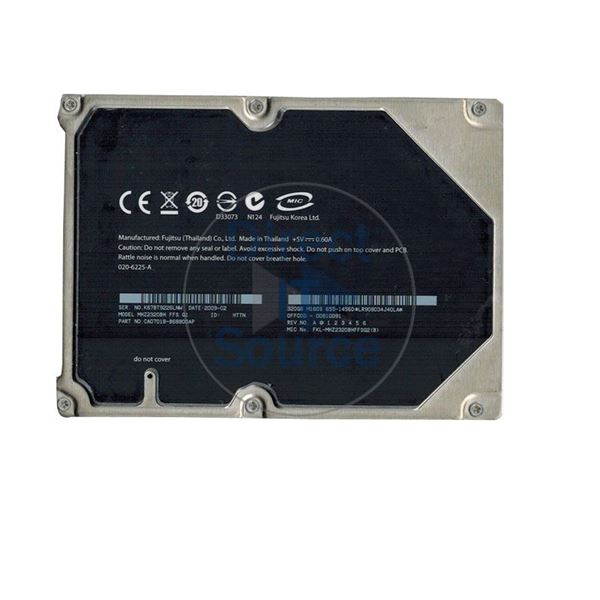 Fujitsu CA07018-B68800AP - 320GB 5.4K SATA 3.0Gbps 2.5" 8MB Cache Hard Drive