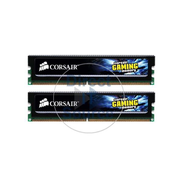 Corsair CGMT2X2G800 - 2GB 2x1GB DDR2 PC2-6400 Non-ECC Unbuffered 240-Pins Memory