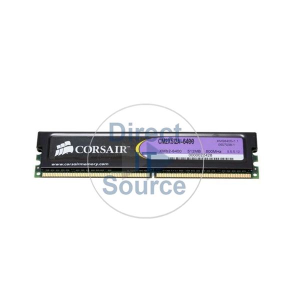 Corsair CM2X512A-6400 - 512MB DDR2 PC2-6400 Non-ECC Unbuffered 240-Pins Memory
