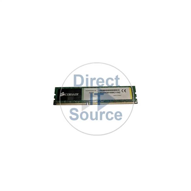 Corsair CM3X8GB1600C11N2 - 8GB DDR3 PC3-12800 240-Pins Memory