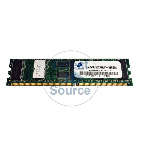 Corsair CM72SD512ARLP-3200/N - 512MB DDR PC-3200 ECC Registered 184-Pins Memory