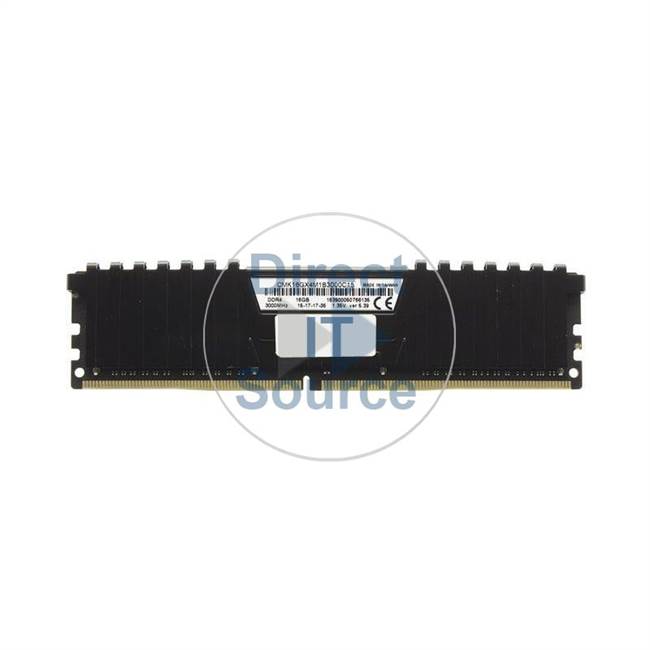 Corsair CMK16GX4M1B3000C15 - 16GB DDR4 PC4-24000 Non-ECC Unbuffered 288-Pins Memory