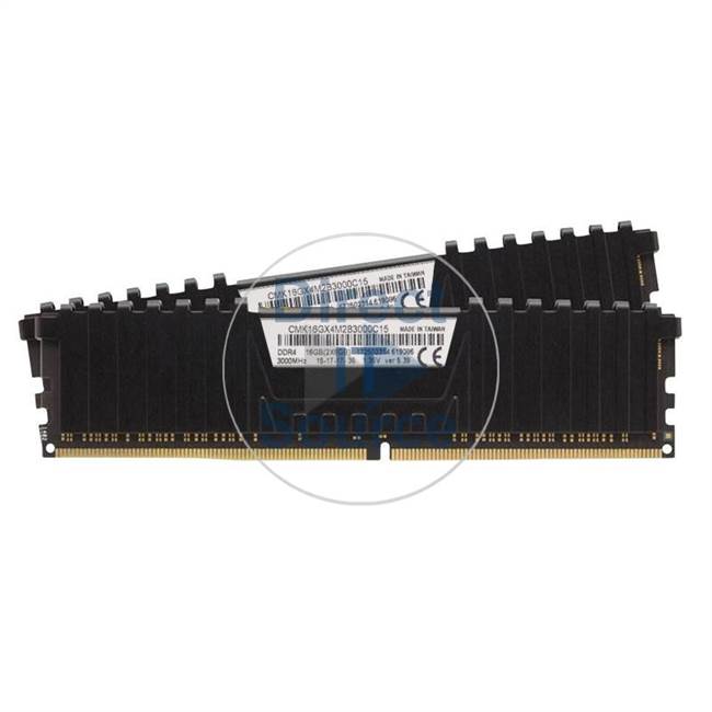 Corsair CMK16GX4M2B3000C15 - 16GB 2x8GB DDR4 PC4-24000 Non-ECC Unbuffered 288-Pins Memory