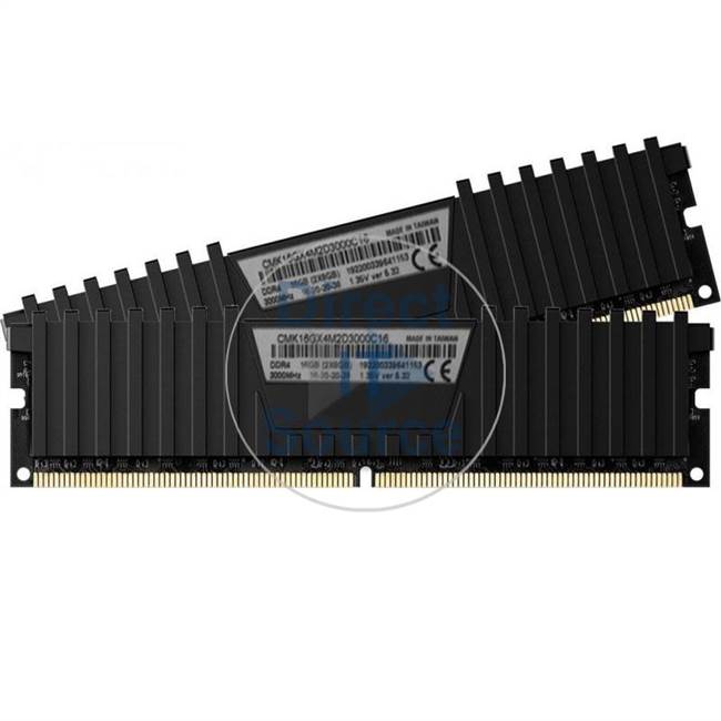 Corsair CMK16GX4M2D3000C16 - 16GB 2x8GB DDR4 PC4-24000 Non-ECC Unbuffered 288-Pins Memory