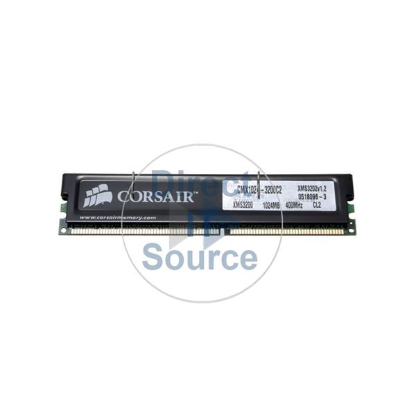 Corsair CMX1024-3200C2 - 1GB DDR PC-3200 Non-ECC Unbuffered 184-Pins Memory