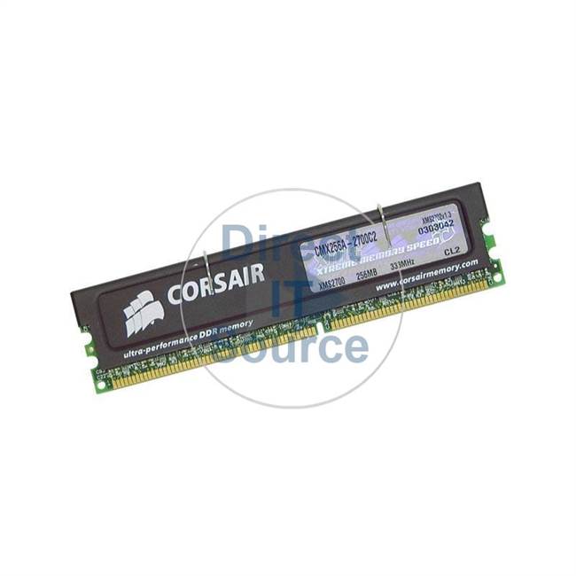 Corsair CMX256A-2700C2 - 256MB DDR PC-2700 184-Pins Memory
