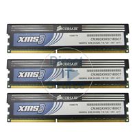 Corsair CMX6GX3M3C1600C7 - 6GB 3x2GB DDR3 PC3-12800 Non-ECC Unbuffered 240-Pins Memory