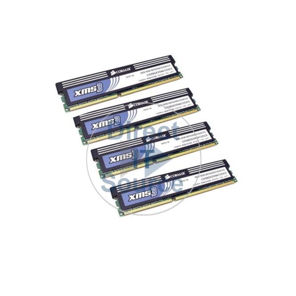 Corsair CMX8GX3M4A1333C9 - 8GB 4x2GB DDR3 PC3-10600 Non-ECC Unbuffered 240-Pins Memory