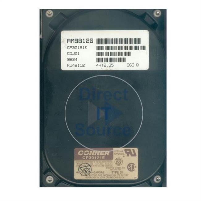 Conner CP30121E - 120MB IDE 3.5" Hard Drive