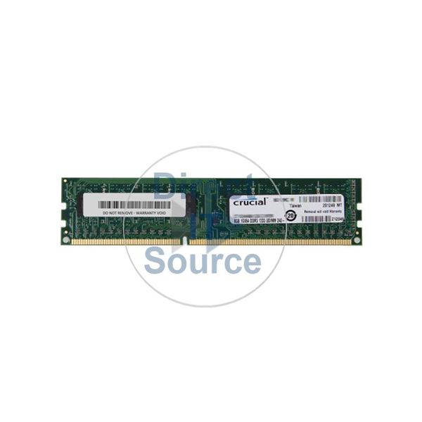 Crucial CT102464BA1339 - 8GB DDR3 PC3-10600 Non-ECC Unbuffered 240-Pins Memory