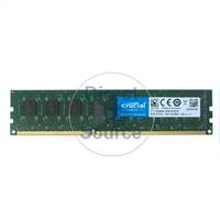 Crucial CT102464BD160B.M16FN - 8GB DDR3 PC3-12800 Non-ECC Unbuffered 240-Pins Memory