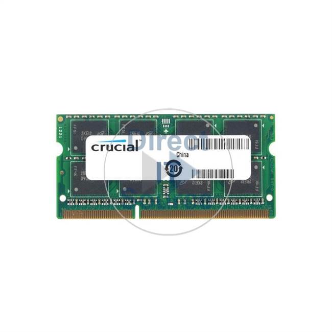 Crucial CT102464BF1339.M16FED - 8GB DDR3 PC3-10600 Non-ECC Unbuffered 204-Pins Memory