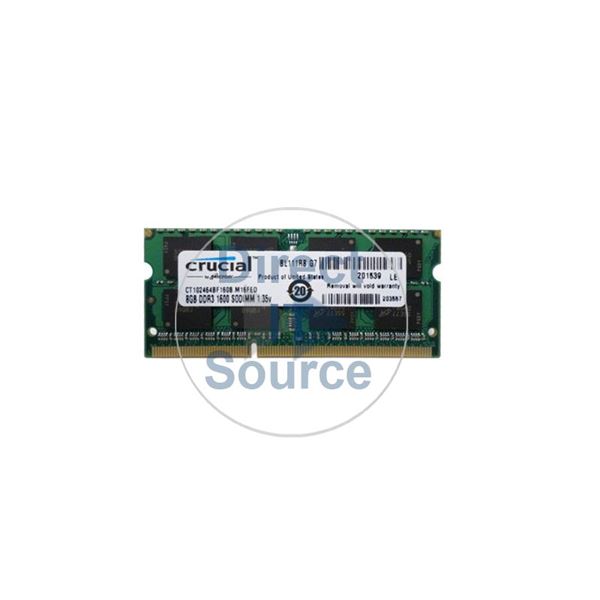 Crucial CT102464BF160B.M16FED - 8GB DDR3 PC3-12800 204-Pins Memory