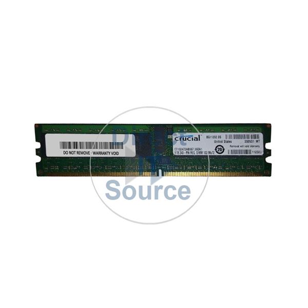 Crucial CT102472AB667.36DA1 - 8GB DDR2 PC2-5300 ECC Registered 240-Pins Memory