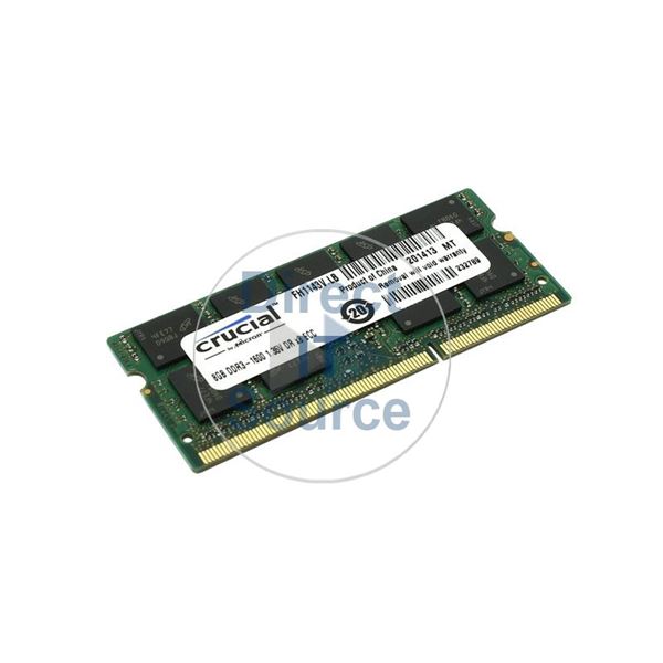 Crucial CT102472BF160B.18FP - 8GB DDR3 PC3-12800 ECC Unbuffered 204-Pins Memory