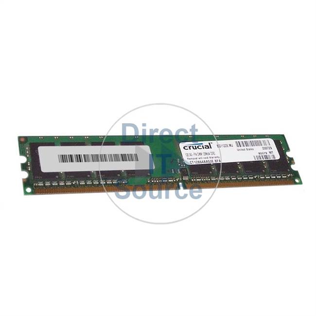 Crucial CT12864AA53E.8FA - 1GB DDR2 PC2-4200 Non-ECC Unbuffered 240-Pins Memory