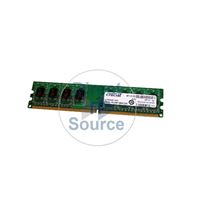 Crucial CT12864AA667.M8FH - 1GB DDR2 PC2-5300 Non-ECC Unbuffered 240-Pins Memory