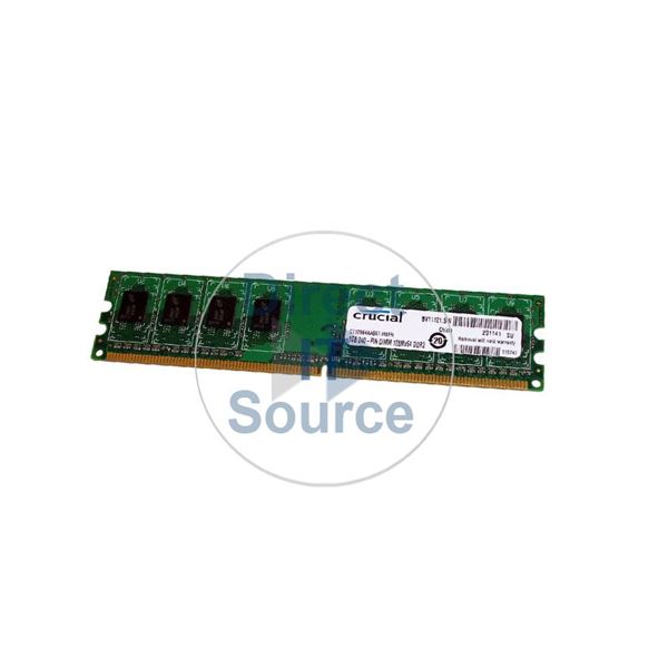 Crucial CT12864AA667.M8FH - 1GB DDR2 PC2-5300 Non-ECC Unbuffered 240-Pins Memory