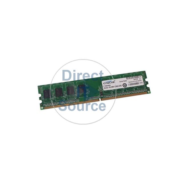 Crucial CT12864AA800 - 1GB DDR2 PC2-6400 Non-ECC Unbuffered 240-Pins Memory