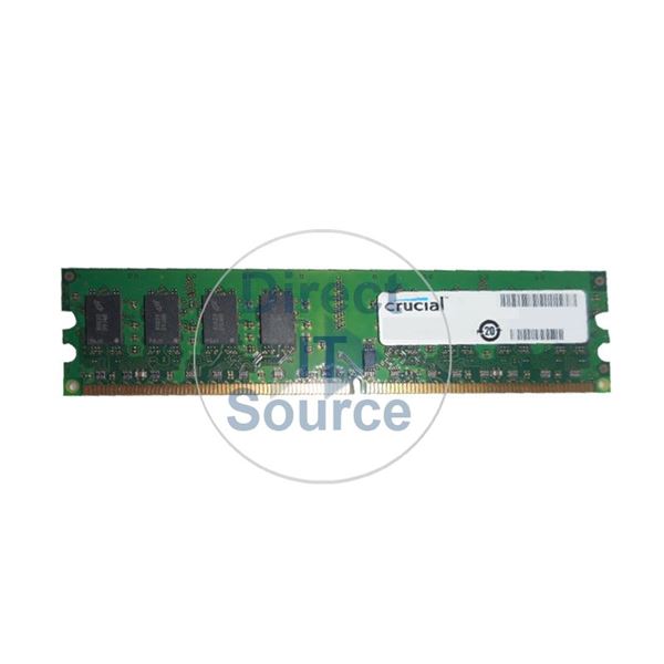 Crucial CT12864AA800.M16FG - 1GB DDR2 PC2-6400 240-Pins Memory