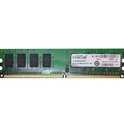 Crucial CT12864AA800.M8FJ2 - 1GB DDR2 SDRAM 800 PC2-6400 Non-ECC Unbuffered CL6 240 Pin Memory