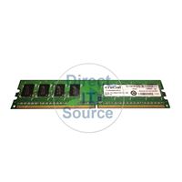 Crucial CT12864AA80E - 1GB DDR2 PC2-6400 Non-ECC Unbuffered 240-Pins Memory
