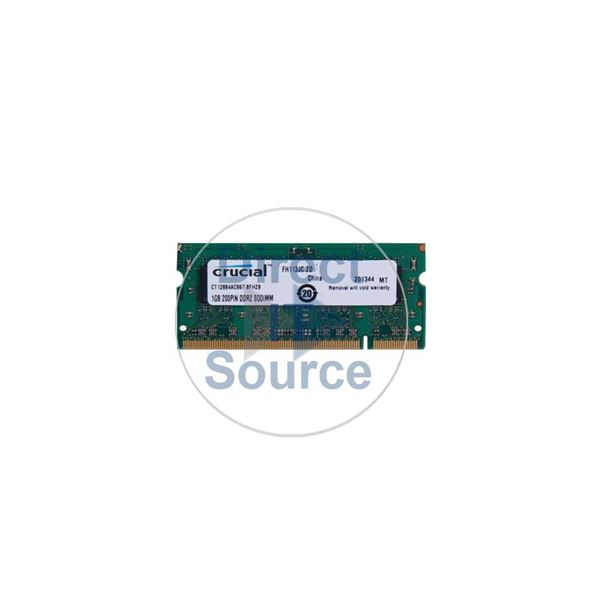 Crucial CT12864AC667.8FHZ8 - 1GB DDR2 PC2-5300 200-Pins Memory