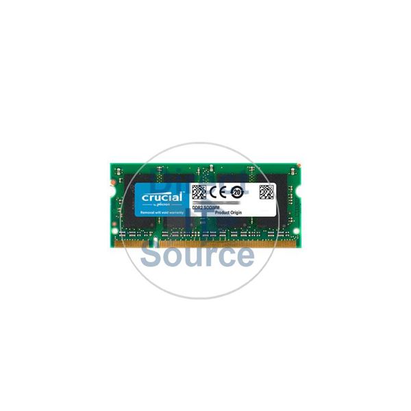 Crucial CT12864AC667.M8F - 1GB DDR2 PC2-5300 Non-ECC Unbuffered 200-Pins Memory