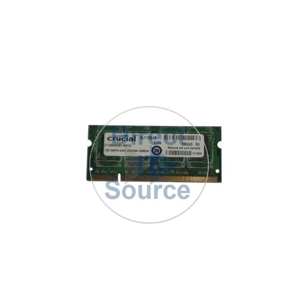 Crucial CT12864AC667.M8FE8 - 1GB DDR2 PC2-5300 200-Pins Memory