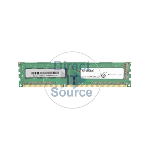 Crucial CT12864BA1067 - 1GB DDR3 PC3-8500 Non-ECC Unbuffered 240-Pins Memory