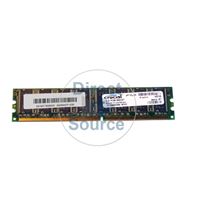 Crucial CT12864Z335.16TDY - 1GB DDR PC-2700 Non-ECC Unbuffered 184-Pins Memory