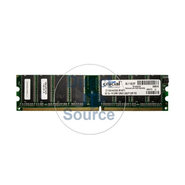 Crucial CT12864Z335.M16TF - 1GB DDR PC-2700 184-Pins Memory