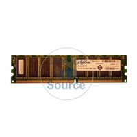 Crucial CT12864Z335.Y16TY - 1GB DDR PC-2700 Non-ECC Unbuffered 184-Pins Memory