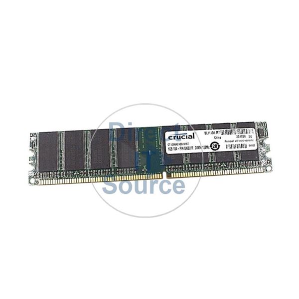 Crucial CT12864Z40B.K16T - 1GB DDR PC-3200 Non-ECC Unbuffered 184-Pins Memory