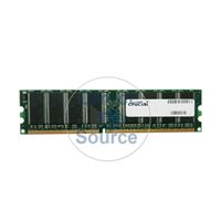 Crucial CT12864Z40B.M16FD - 1GB DDR PC-3200 Non-ECC Unbuffered 184-Pins Memory