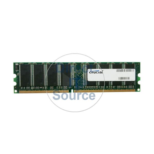 Crucial CT12864Z40B.M16FFY - 1GB DDR PC-3200 Non-ECC Unbuffered 184-Pins Memory